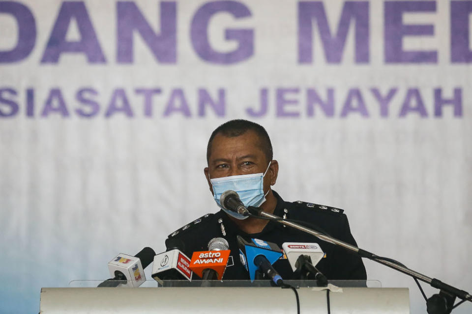 Central Seberang Perai district police chief Asst Comm Shafee Samad said the woman, a Sabahan, was arrested at about 11.30am yesterday to assist in investigations into the case. — Picture by Sayuti Zainudin