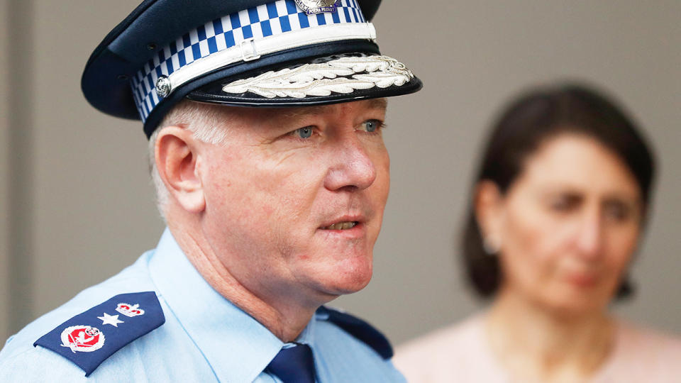 Mick Fuller, pictured here addressing the media in Sydney in March.