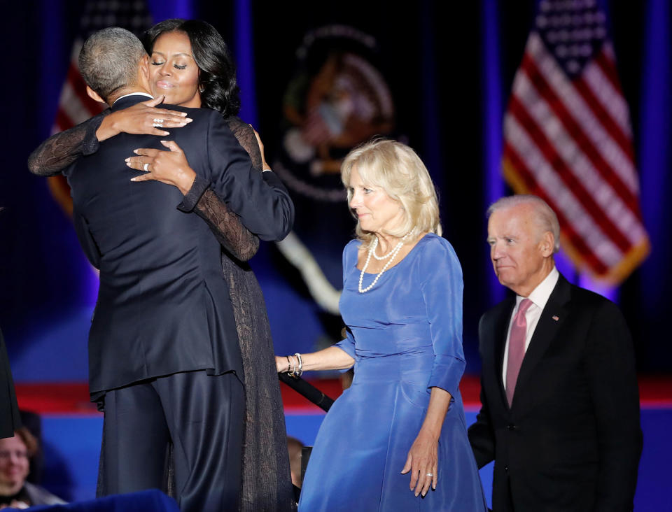 Obama bids his final farewell to the nation from his adopted hometown of Chicago