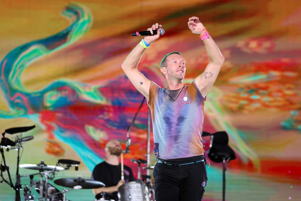 Sicherer Stadium-Füller: Chris Martin von Coldplay beim Konzert in Pasadena, Kalifornien, im September 2023. (Foto: REUTERS/Mario Anzuoni)