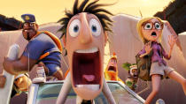 <p> Lastly, we have <em>Cloudy with a Chance of Meatballs,</em> this movie tells the story of Flint, an aspiring inventor who makes a machine that can convert water into food. But, when the machine gains sentience and begins to develop food storms, it’s up to him and some of his allies to destroy it and save the world.  </p> <p> Listen, <em>Cloudy with a Chance of Meatballs </em>is adorable and worth the watch. I could watch this family film over and over, and not get bored. Bill Hader is an awesome voice-actor and really brings that certain quirkiness and charm to Flint, creating a dorky character who you really want to root for in his inventions. The animation is also fun, too. I mean, if you ever wanted to envision what it would look like for meatballs to suddenly rain down from the sky, here you go.  </p>