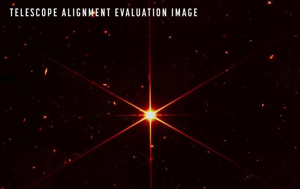 James Webb telescope alignment