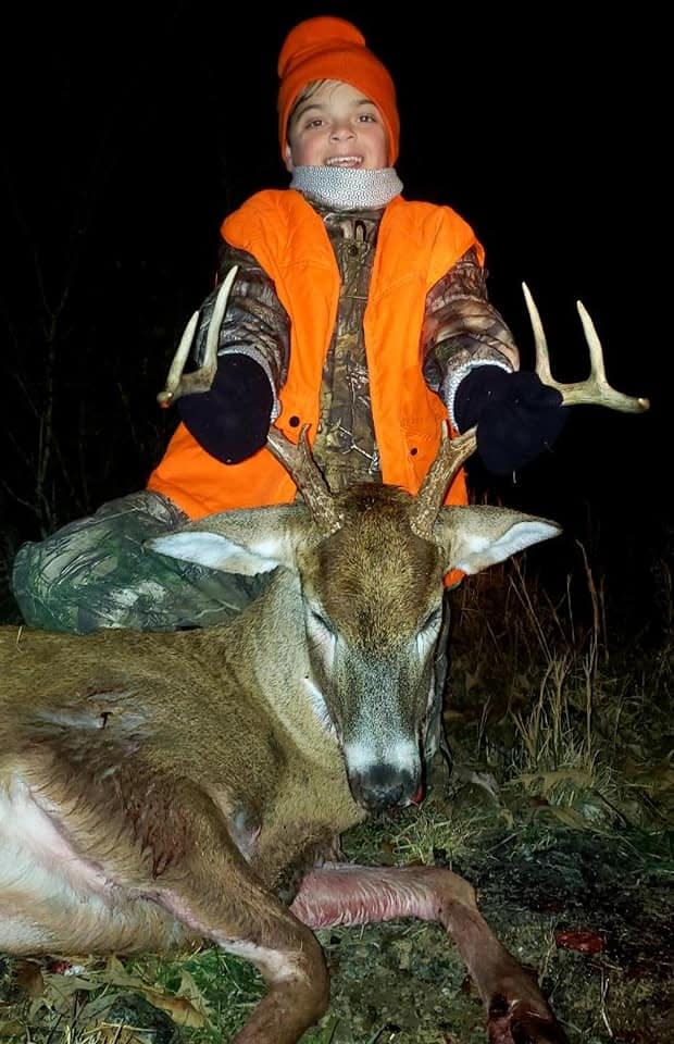 Luke Mullican, 13, from Portland killed this large buck last week.
(Photo: Submitted)