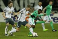 Soccer Football - Saint-Etienne v Manchester United - UEFA Europa League Round of 32 Second Leg - Stade Geoffroy-Guichard, Saint-Etienne, France - 22/2/17 St Etienne's Jorge Intima in action with Manchester United's Bastian Schweinsteiger Action Images via Reuters / Andrew Boyers Livepic