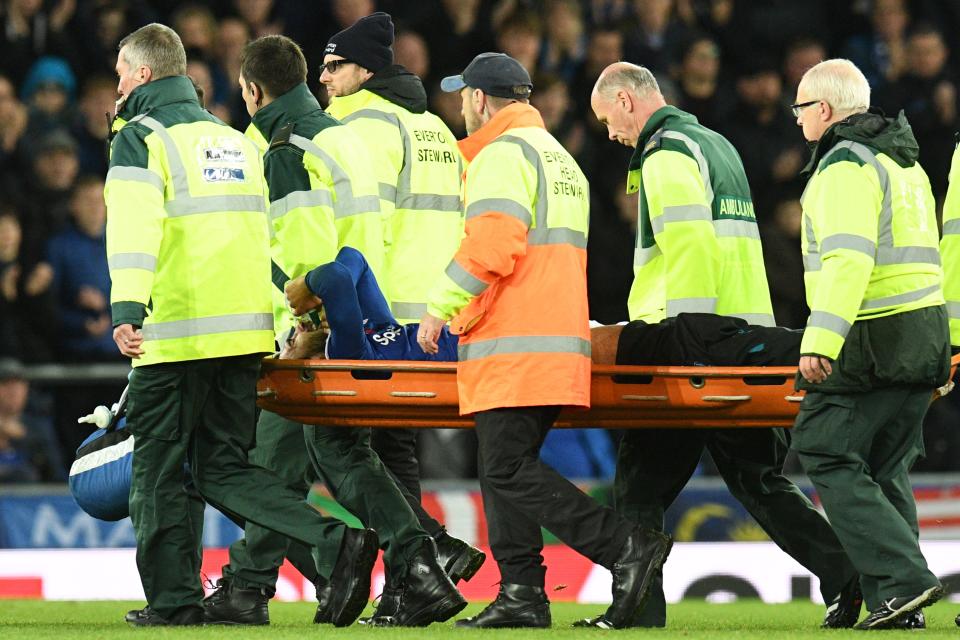 Gomes was stretchered off the field after a lengthy delay. (Credit: Getty Images)