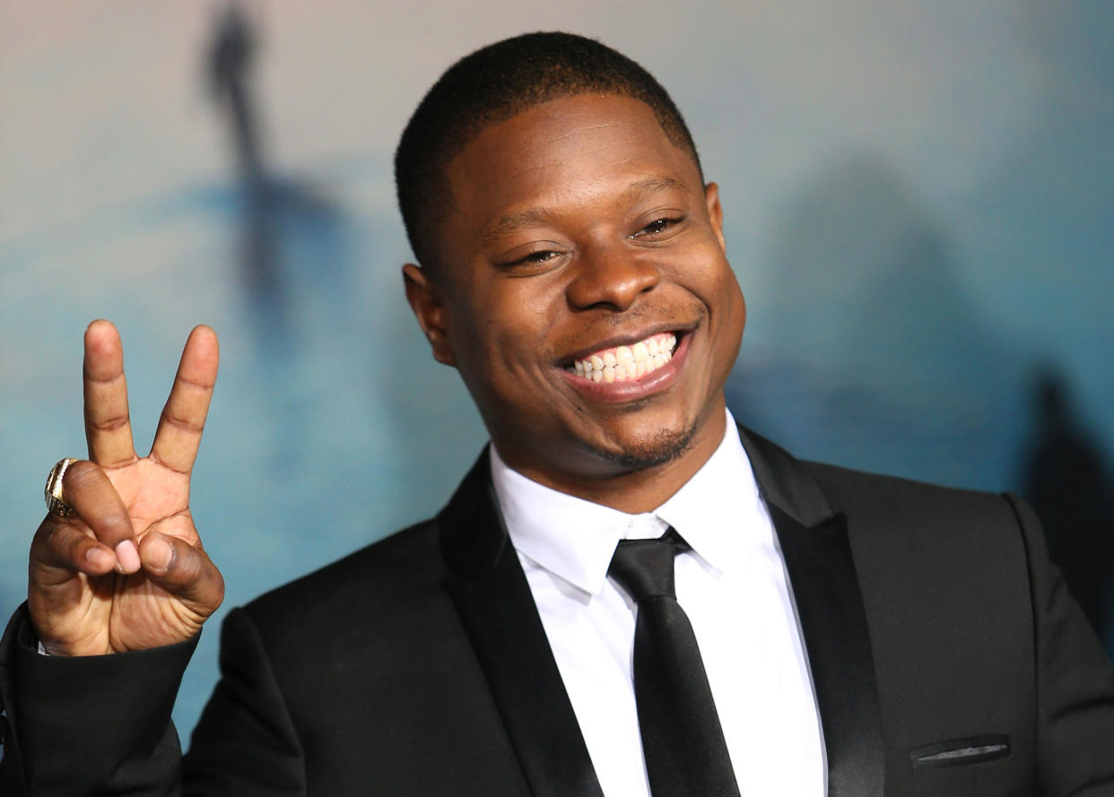 Jason Mitchell at the premiere of <em>Kong: Skull Island.</em> (Getty)