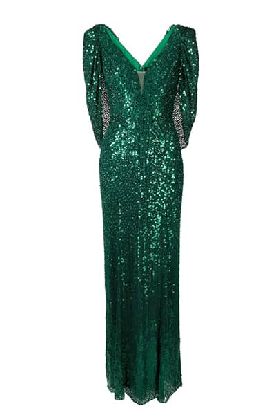 Jenny-Packham-Green-Sequin-Dress