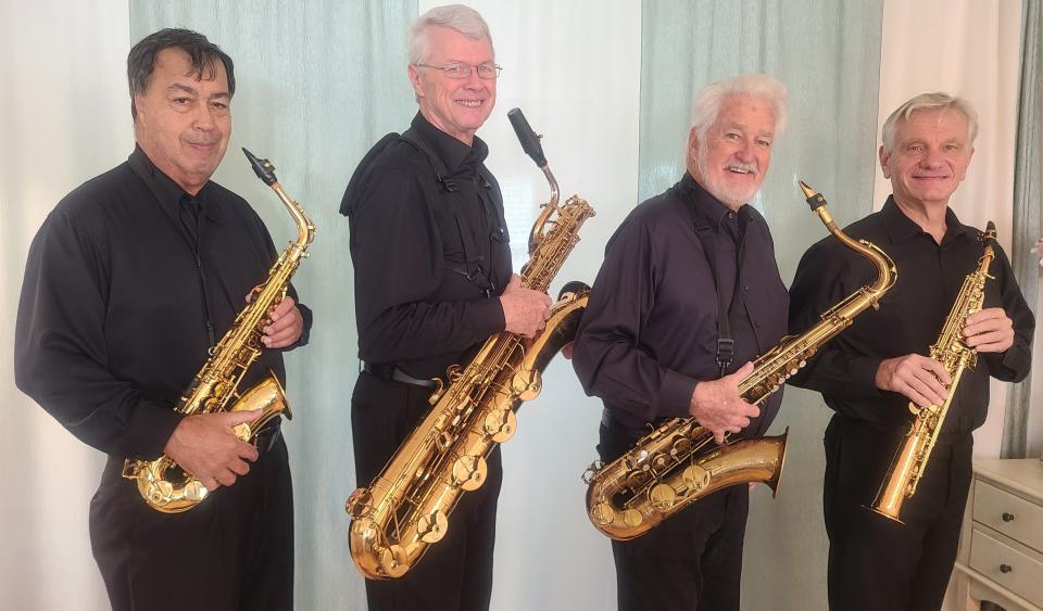 The Adagio Sax Quartet (ASQ) is a small ensemble of the Melbourne Municipal Band. The musicians include alto sax player Ben Gonzalez, baritone sax player Dave Hutson, tenor sax player John Babb and soprano sax player Richie Peters.