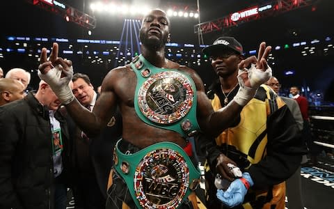 Deontay Wilder vs Joshua is likely to take place in the US - Credit: Getty Images