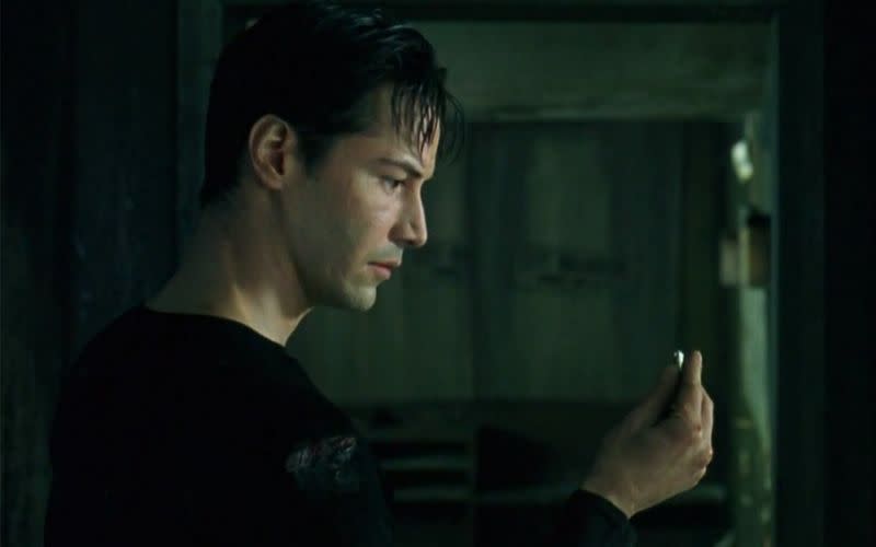 Keanu Reeves in 'The Matrix' (Warner Bros.)