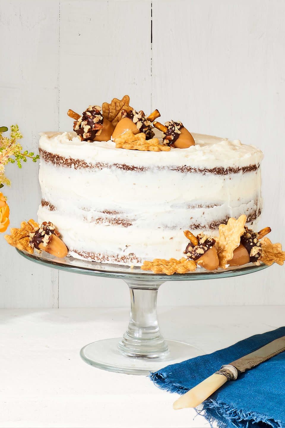 Fall Spice Layer Cake with Cream Cheese Frosting