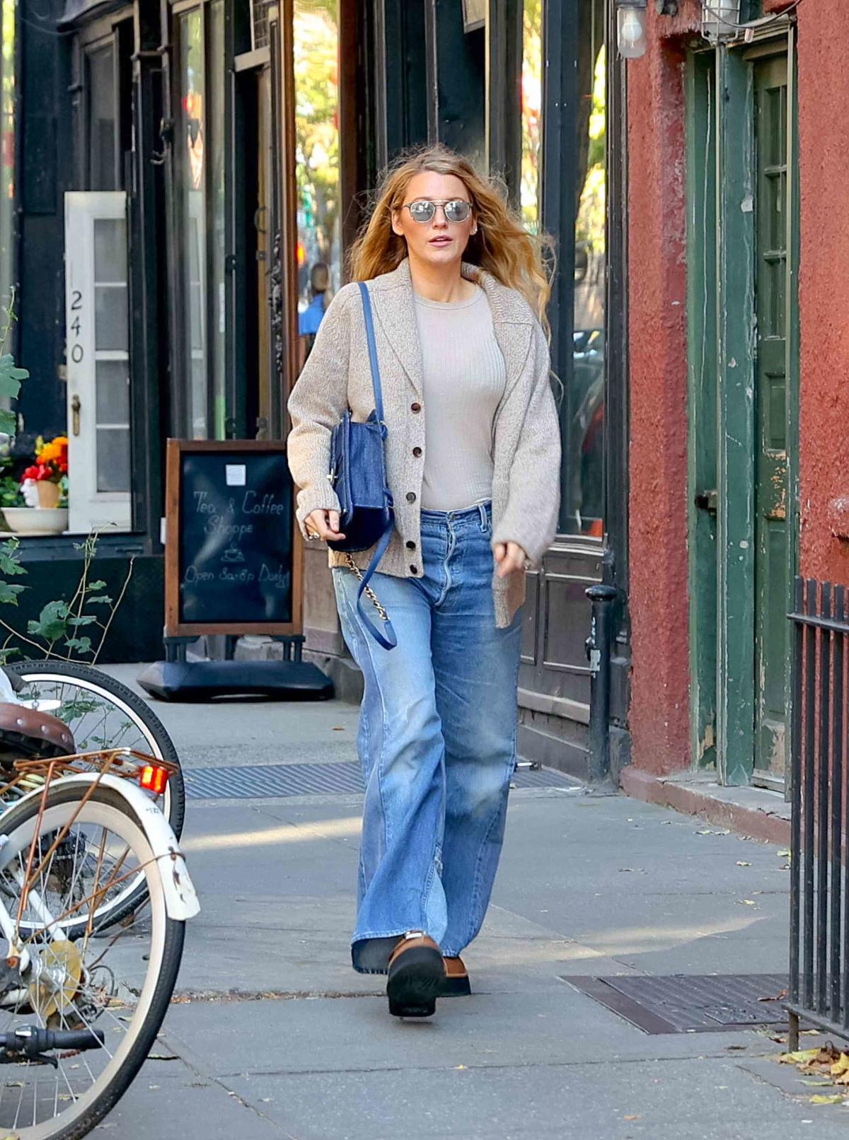 Blake Lively Wore Comfy Jean Overalls from Reformation