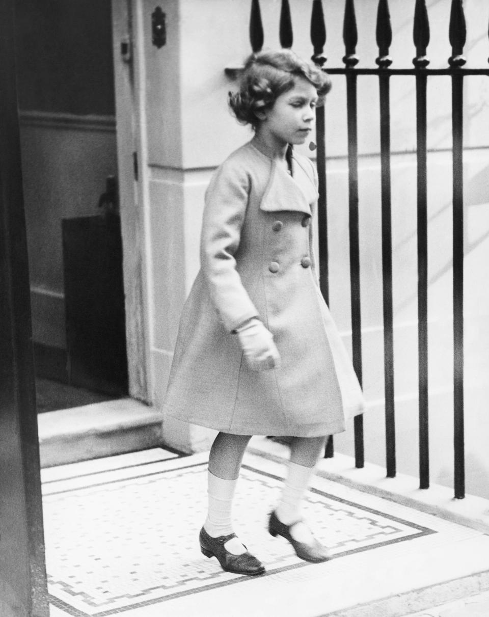 A young Queen Elizabeth in 1934.