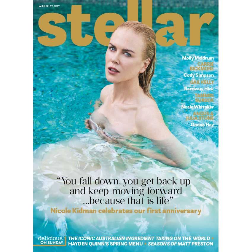 Nicole Kidman graces the cover of Stellar Magazine