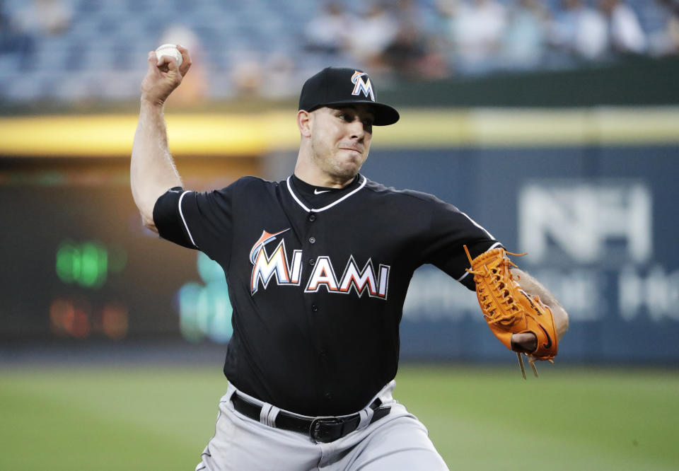 José Fernandez died in a boating crash in 2016. (AP Photo)