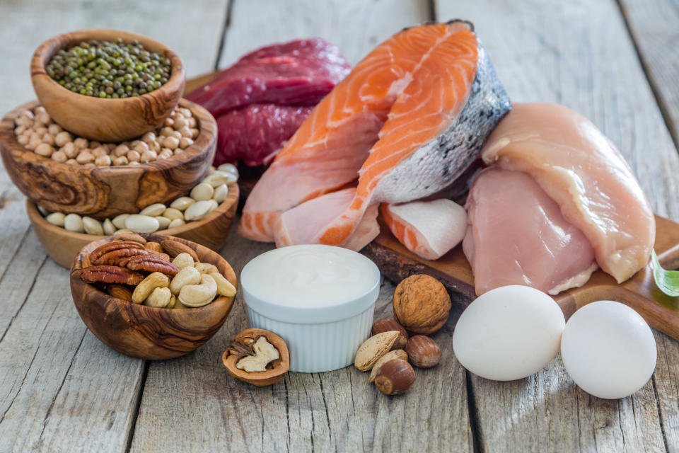 Upping your intake of protein is another way you can stay healthy. (Getty Images)