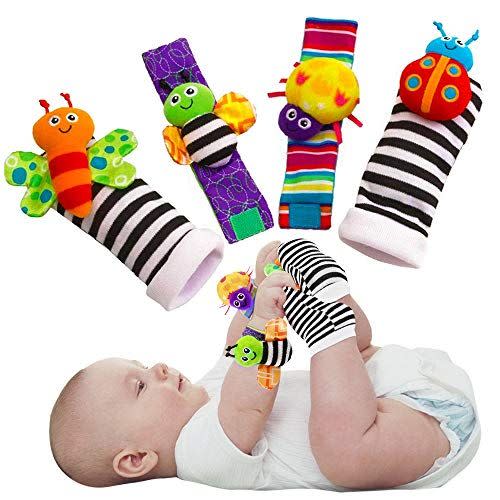 14) Baby Infant Rattle Socks