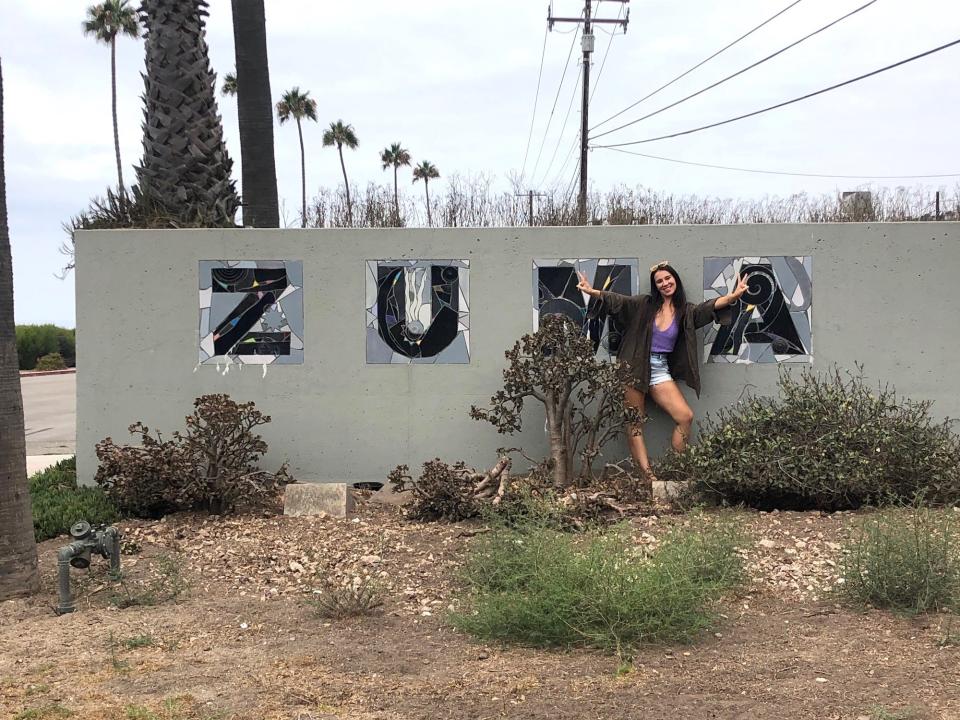 Anneta at Zuma Beach for Camp Hox