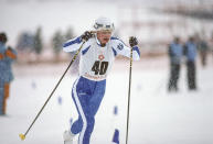 <p>Skier Marja-Liisa Kirvesniemi-Hämäläinen of Finland became the only woman to compete in six different Olympiads. She took home three golds and a bronze.</p>