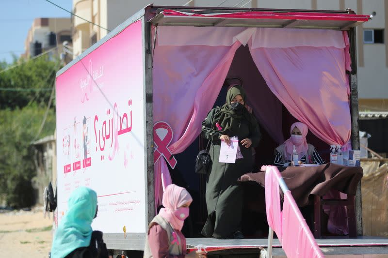 "It isn't a shame" campaign to encourage Gaza women to test for cancer