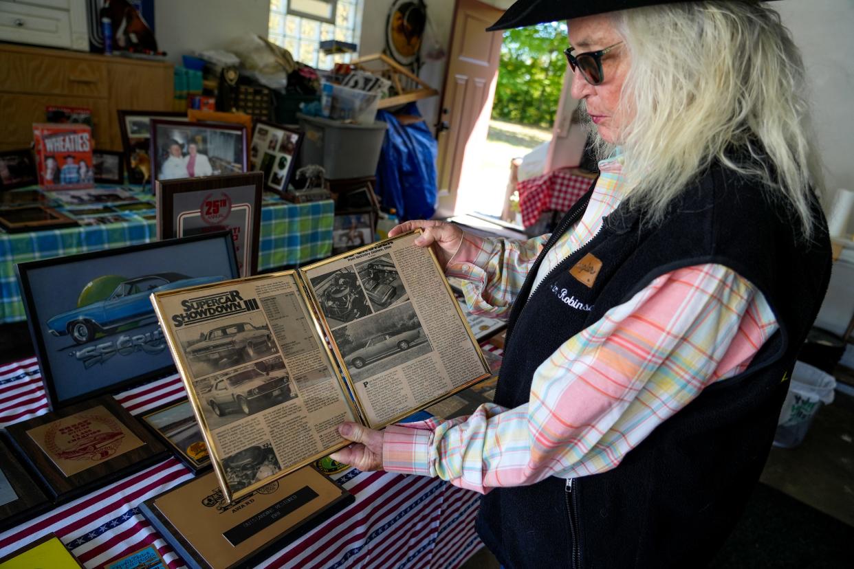 Robinson was the International Car Association's Woman of the Year in 1981 after 12 first-place wins showing her 1967 Chevrolet Chevelle.