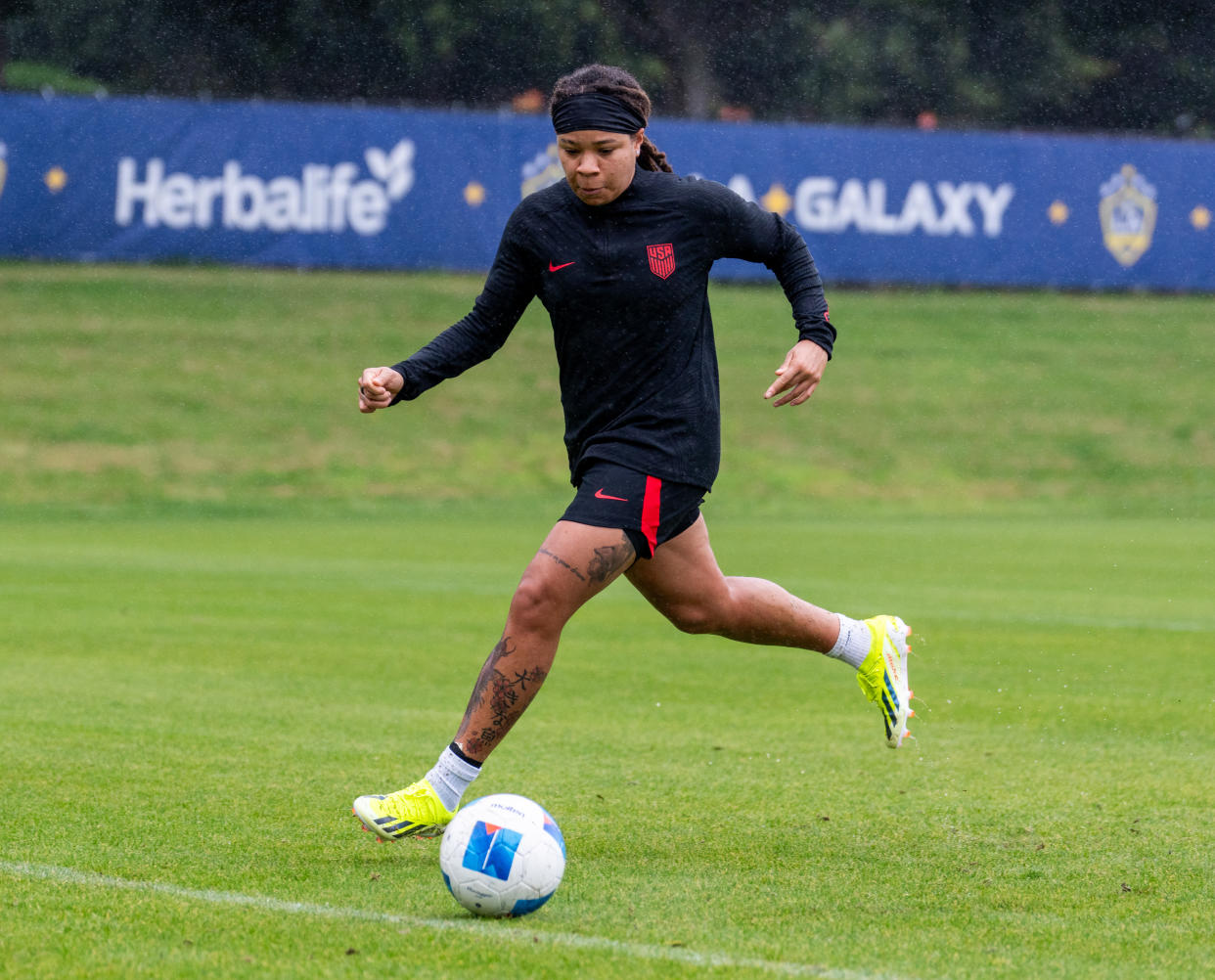 The 22-year-old Fishel made her USWNT debut last fall with three appearances. (Photo by Brad Smith/ISI Photos/USSF/Getty Images for USSF)