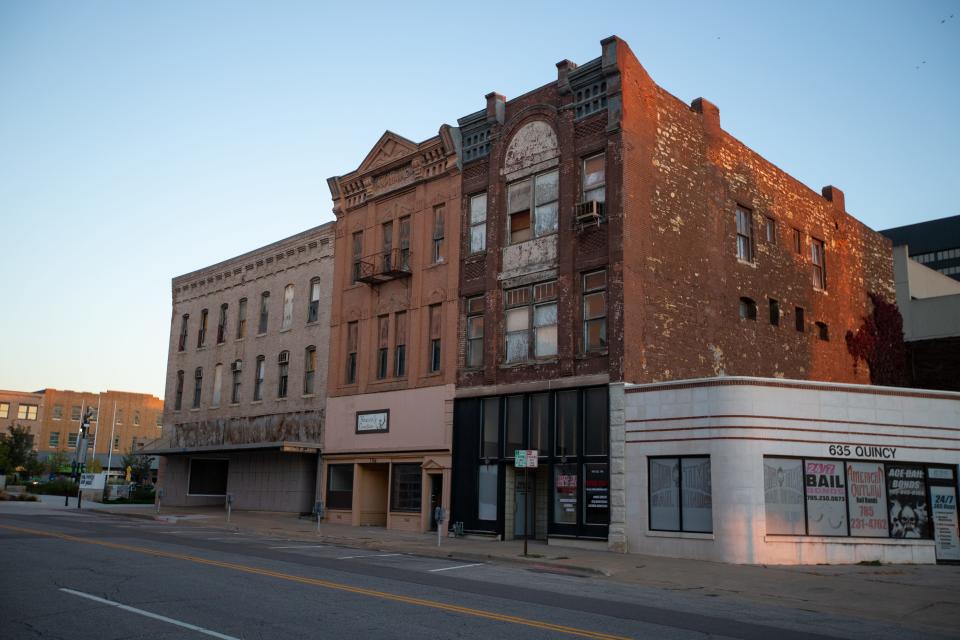 The buildings at the corner of S.E. 7th St. and S.E. Quincy were owned by Black publisher Nick Chiles.