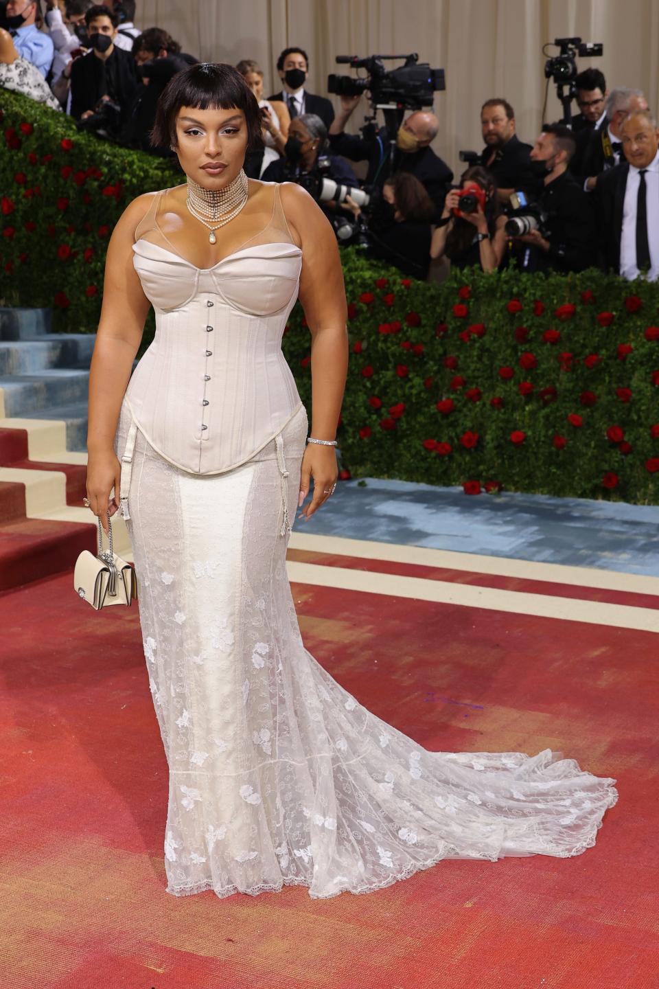 Paloma Elsesser attends the 2022 Met Gala.