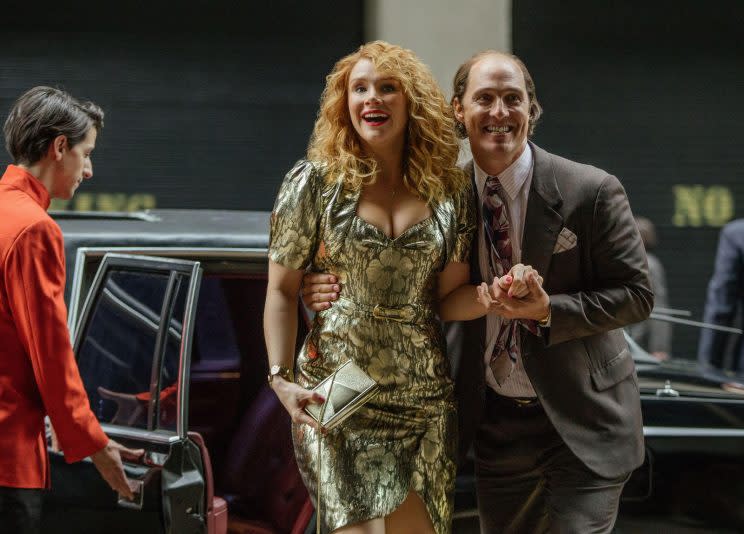 Bryce Dallas Howard and Matthew McConaughey in <em>Gold.</em> (Photo: Weinstein Co.)