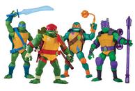 <p>Nickelodeon’s all-new <em>TMNT </em>cartoon launches this fall and features Raphael, rather than Leonardo, as the leader of the quartet. These giant-size action figures come packed with plenty of Turtle Power. (Photo: Playmates) </p>