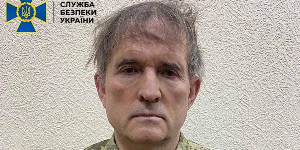 Putin ally Viktor Medvedchuk after being captured by Ukraine