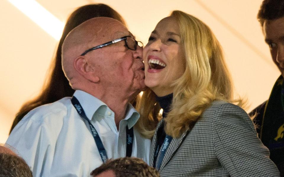 Murdoch's marriage to Jerry Hall ended in a divorce that was finalised soon before he met his new partner - Max Mumby/Indigo