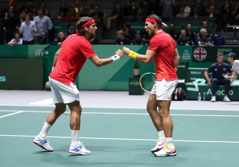 Lopez has won the Davis Cup alongside Nadal (Getty Images)
