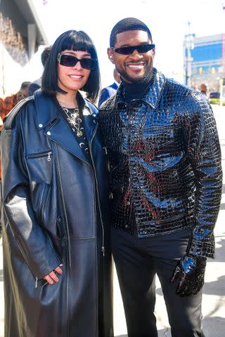 <p>Prince Williams/FilmMagic</p> Usher and Jennifer Goicoechea