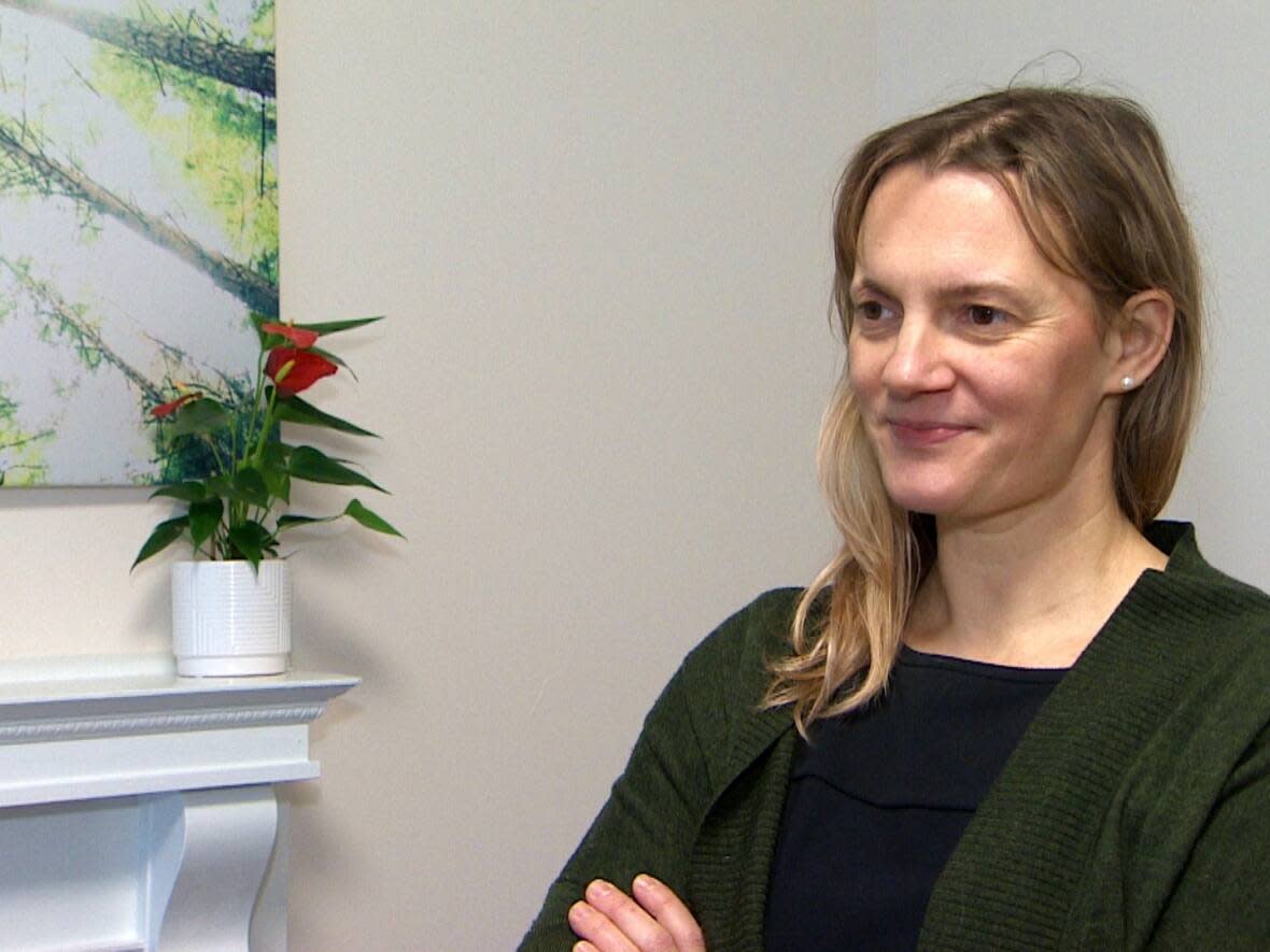 Leisha Seymour, executive director of the John Howard Society of Nova Scotia, said the men were 'really excited' to move in to their new home. (David Laughlin/CBC - image credit)