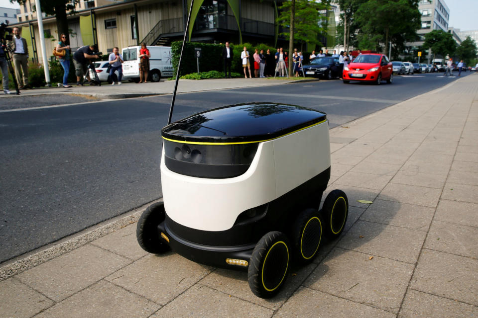 The delivery robot field is still tiny, but there are signs that it's growing