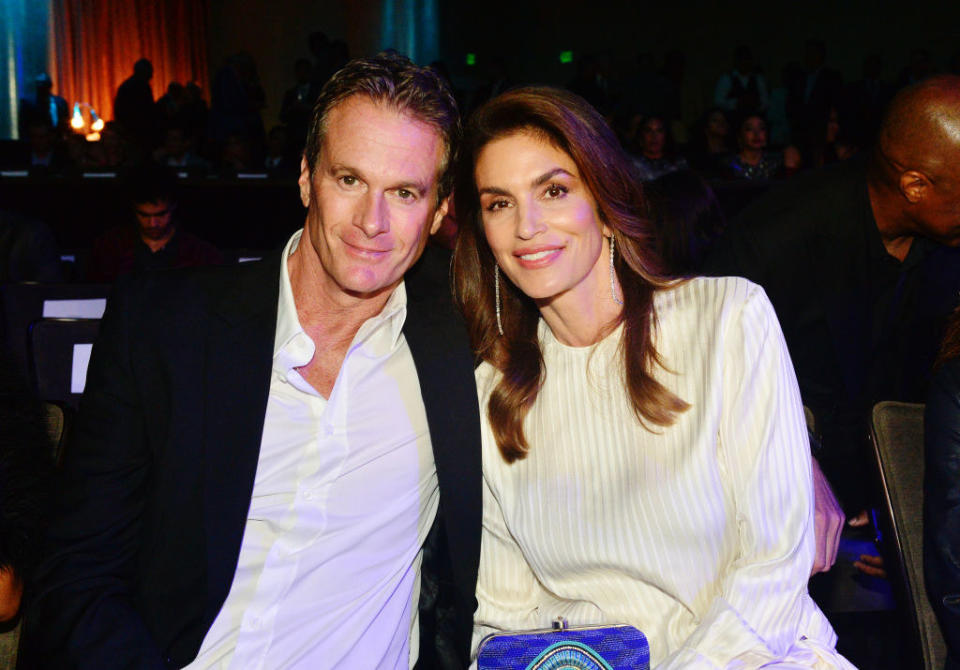 Rande Gerber and Cindy Crawford