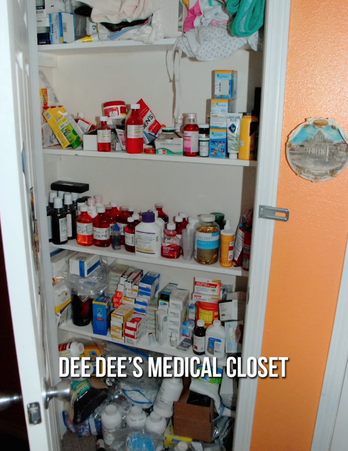 Medicine closet from "Mommy Dead and Dearest"