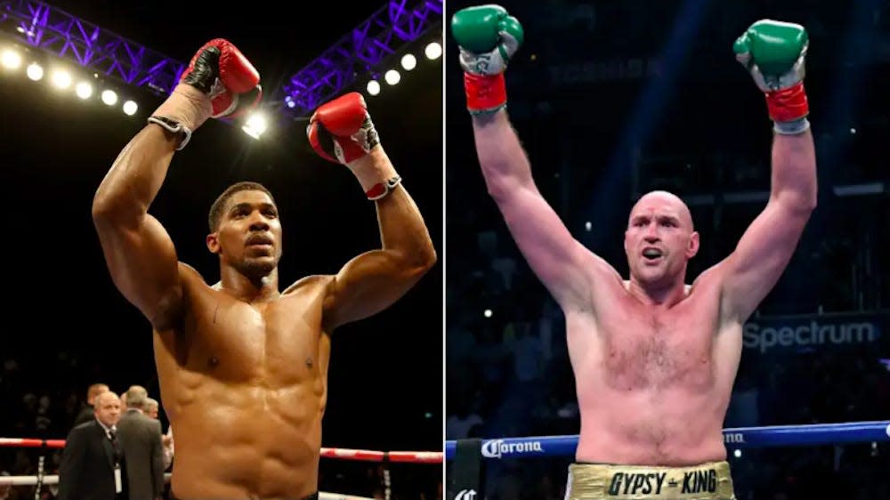 Anthony Joshua and Tyson Fury.