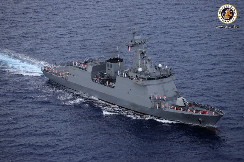 ▲菲律賓因中國崛起而強化海軍實力，新銳服役艦艇配有垂直發射系統，台灣目前未有一艘艦艇有此裝置。（圖／翻攝自菲律賓海軍）