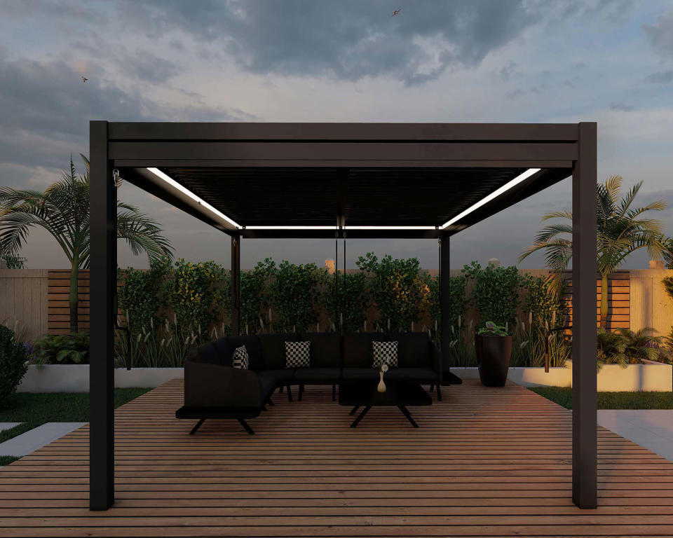 Light up a pergola