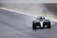 Formula One F1 - Japanese Grand Prix 2017 - Suzuka Circuit, Japan - October 6, 2017. Mercedes' Lewis Hamilton of Britain during practice. REUTERS/Toru Hanai