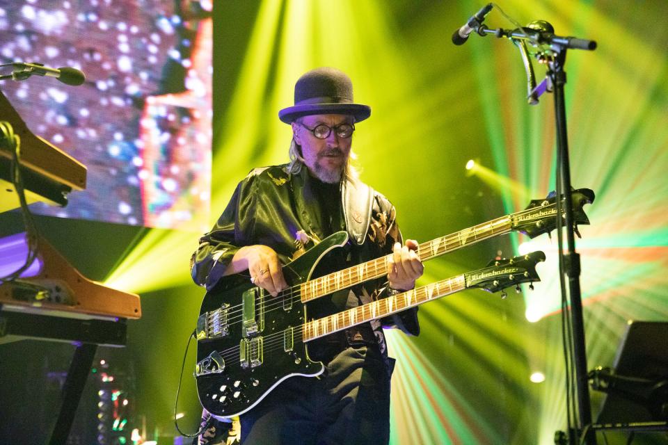 Les Claypool's Fearless Flying Frog Brigade's Hunt for Green October tour rolls into Andrew J. Brady Music Center Monday night.