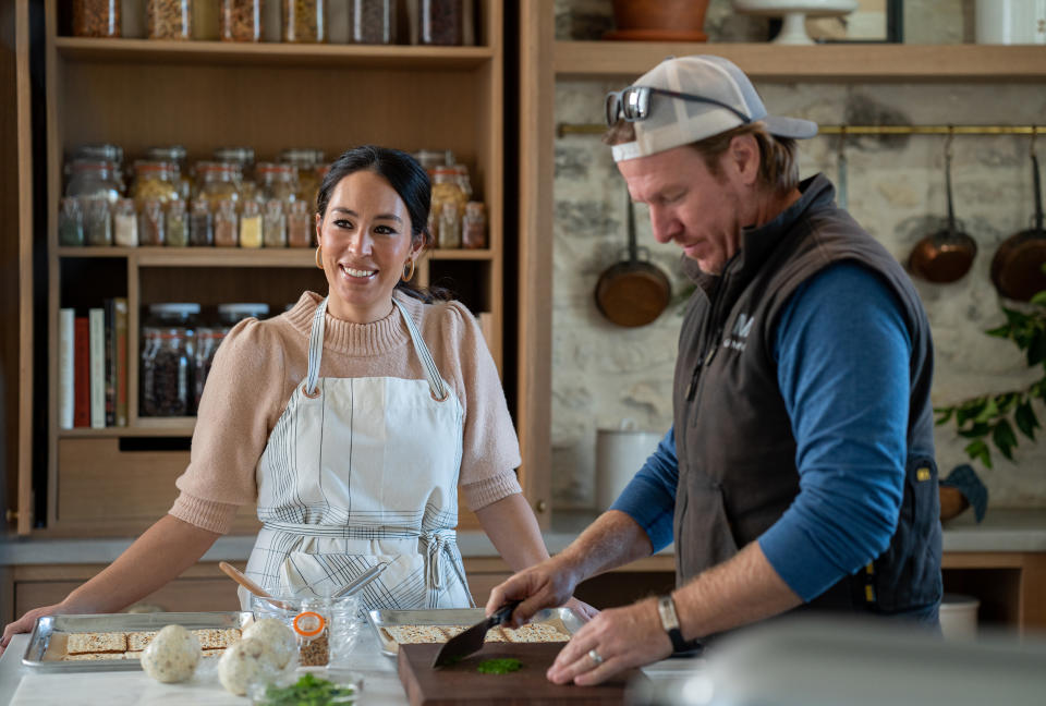 Joanna Gaines, as seen on her cooking show. (Mike Davello / Courtesy Magnolia Network)