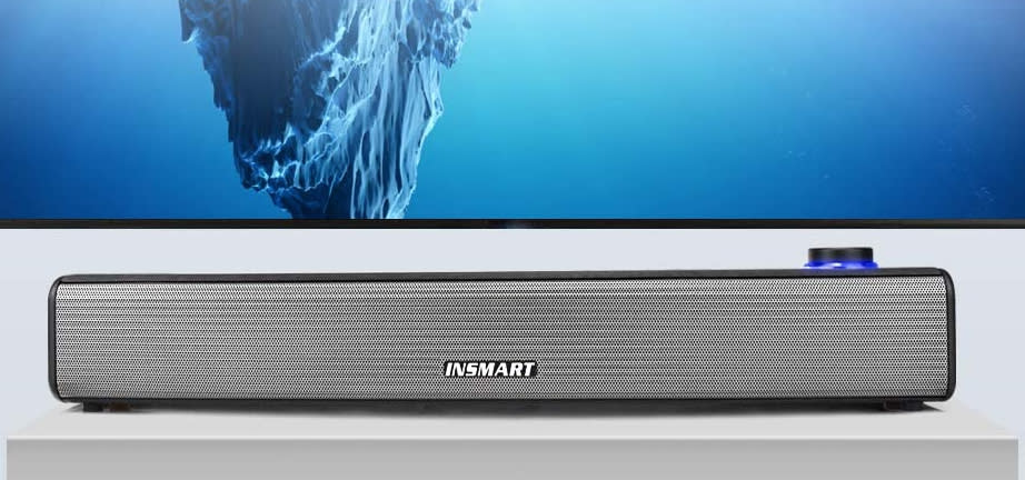 Get this Insmart Laptop Sound Bar for just $27 off. (Photo: Insmart)