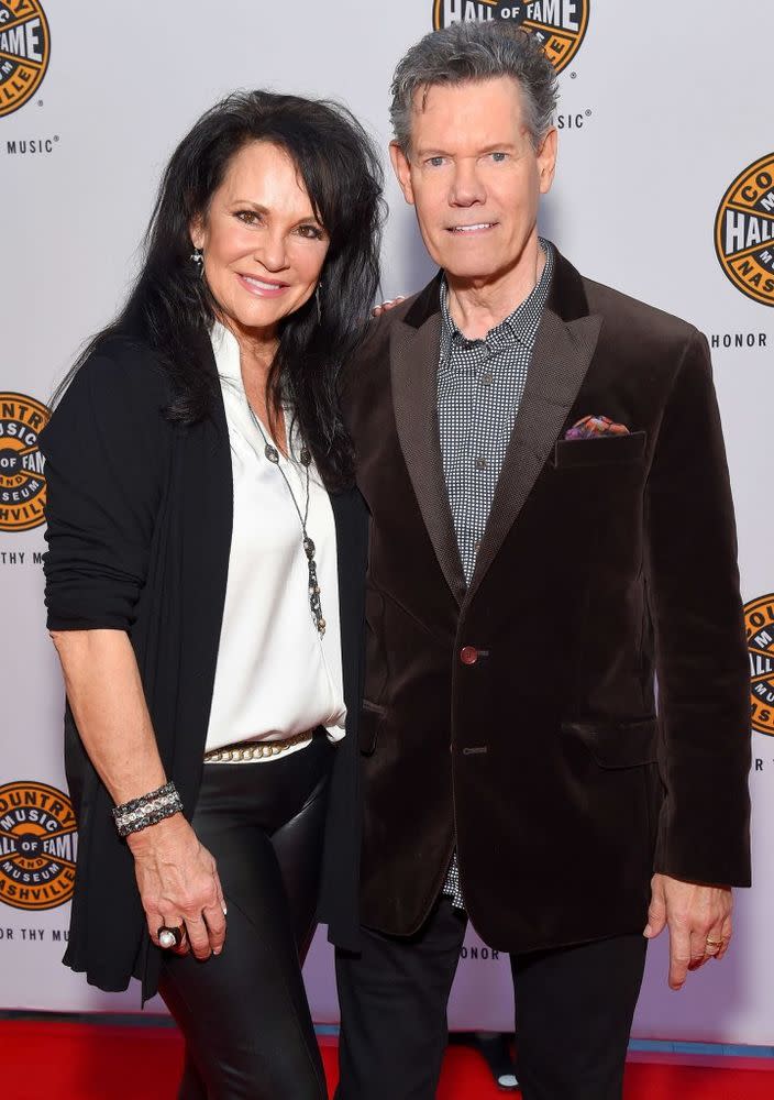 Randy Travis and wife Mary Davis