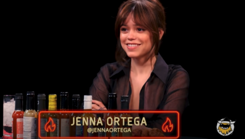 Jenna Ortega on "Hot Ones"