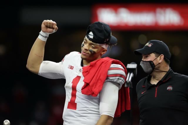 Justin Fields names his Mount Rushmore of Ohio State stars - Yahoo Sports