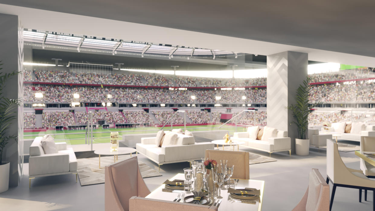 The only people who will be able to drink in stadiums will be those in corporate hospitality. (MATCH Hospitality)