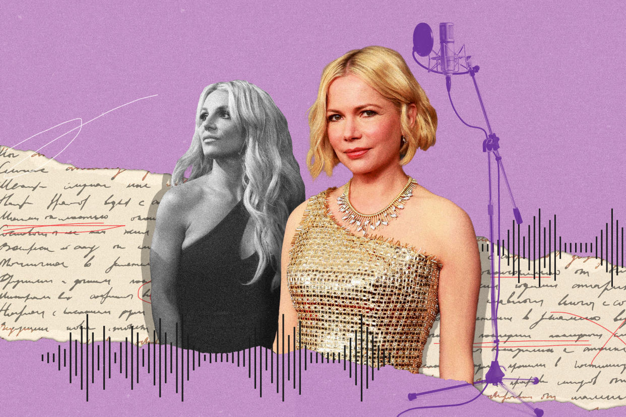 Actress Michelle Williams narrates the audio edition of Britney Spears's memoir, 